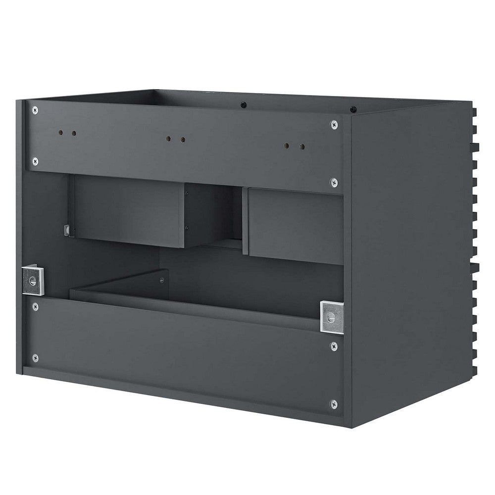 Render 30" Wall-Mount Bathroom Vanity Cabinet (Sink Basin Not Included) by Modway| Gray