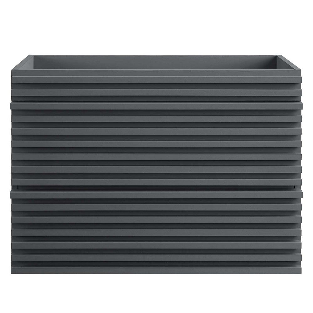 Render 30" Wall-Mount Bathroom Vanity Cabinet (Sink Basin Not Included) by Modway| Gray