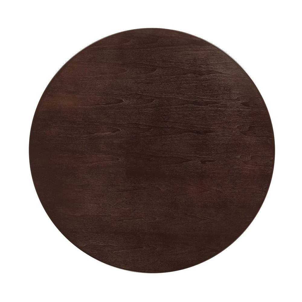 Modway Lippa Dining Table 48’’ Black Cherry Walnut MDY-EEI-4872-BLK-CHE