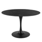 Modway Lippa Dining Table, 47", Black Black