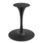 Modway Lippa Dining Table 60’’ Black Black MDY-EEI-4879-BLK-BLK