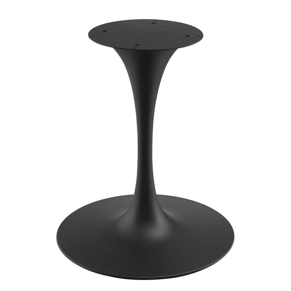 Modway Lippa Dining Table 60’’ Black Black MDY-EEI-4879-BLK-BLK