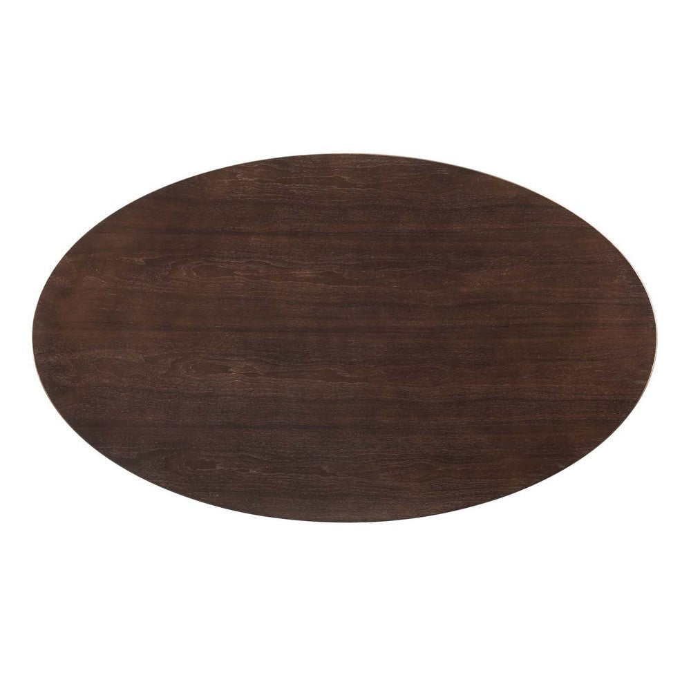 Modway Lippa Dining Table 60’’ Black Cherry Walnut MDY-EEI-4887-BLK-CHE