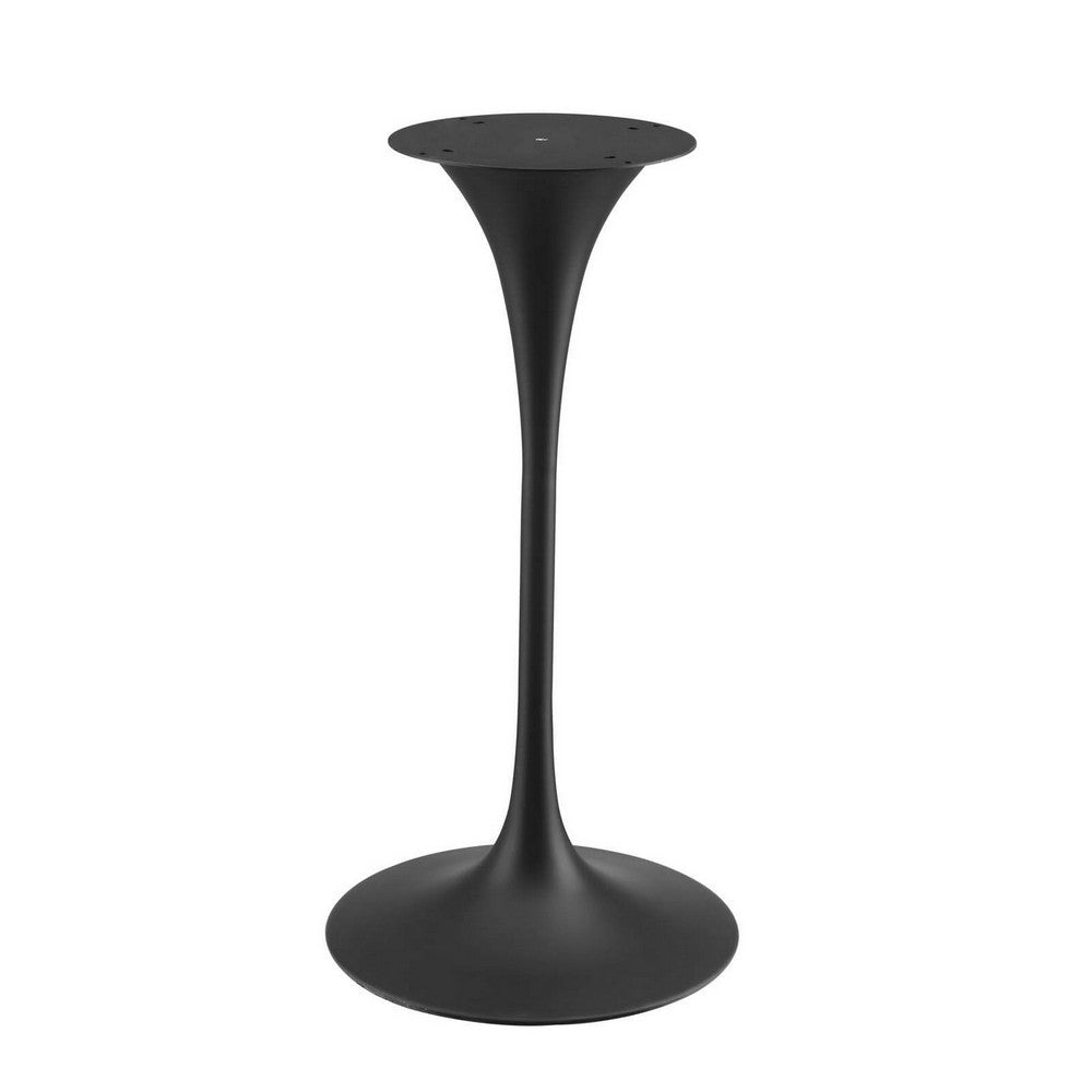 Modway Lippa Bar Table 28 Inch Black Natural MDY-EEI-4890-BLK-NAT