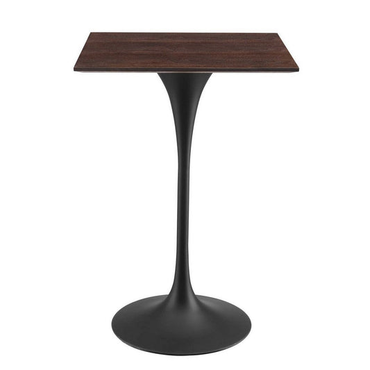 Lippa 28" Square Wood Bar Table  - No Shipping Charges