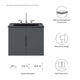 Vitality 24" Bathroom Vanity Cabinet (Sink Basin Not Included) by Modway| Gray