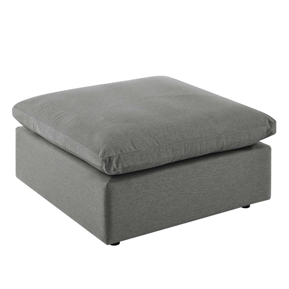 Commix Overstuffed Outdoor Patio Ottoman - No Shipping Charges