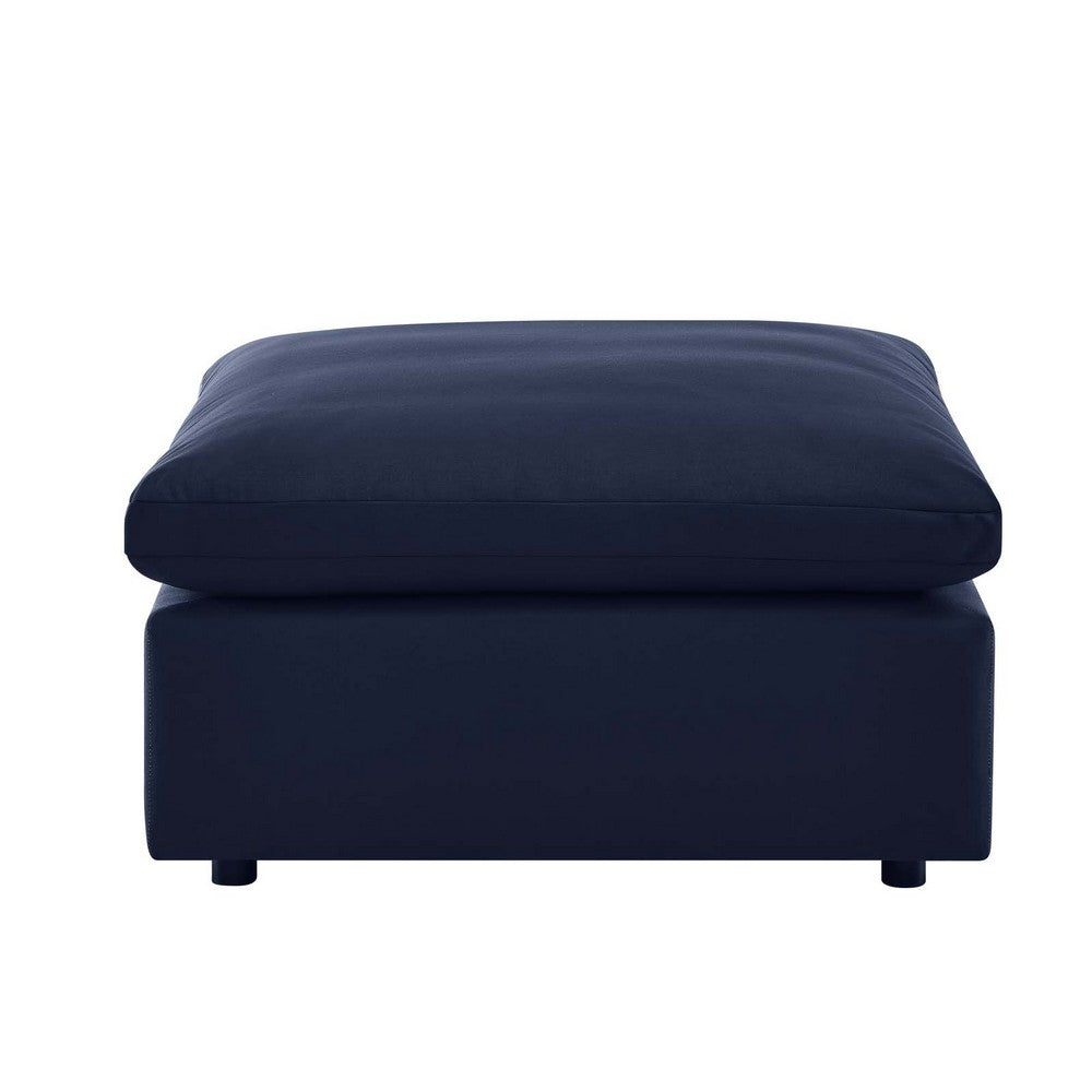 Commix Overstuffed Outdoor Patio Ottoman by Modway| Brown