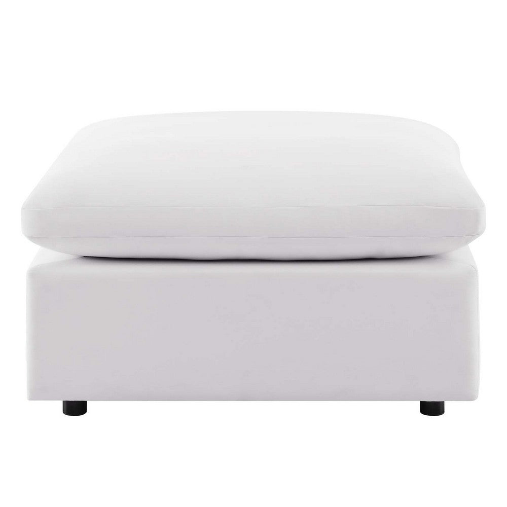 Commix Overstuffed Outdoor Patio Ottoman by Modway| White