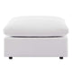 Commix Overstuffed Outdoor Patio Ottoman by Modway| White