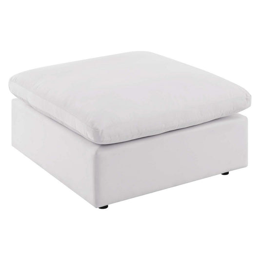 Commix Overstuffed Outdoor Patio Ottoman by Modway| White