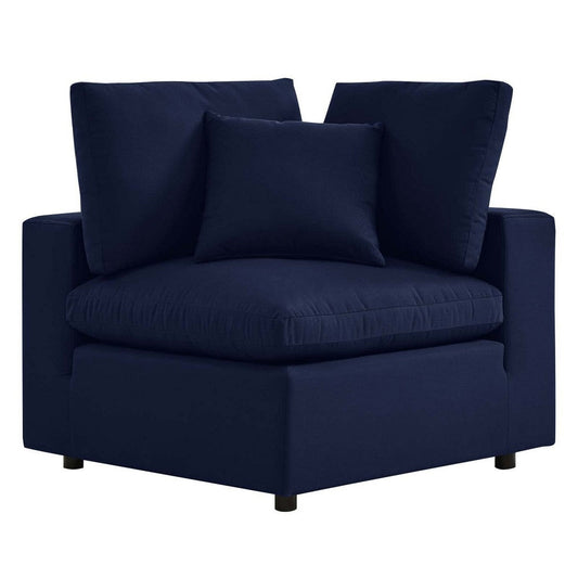 Modway Commix Sunbrella Outdoor Patio Corner Chair, Navy