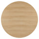Modway Gratify 60’’ Wood Grain Round Dining Table Oak MDY-EEI-4911-OAK