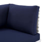 Modway EEI-4961-TAU-NAV Harmony Outdoor Patio Aluminum Loveseat Taupe Navy MDY-EEI-4961-TAU-NAV