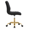 Modway Ripple Armless Performance Velvet Office Chair