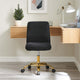 Modway Ripple Armless Performance Velvet Office Chair