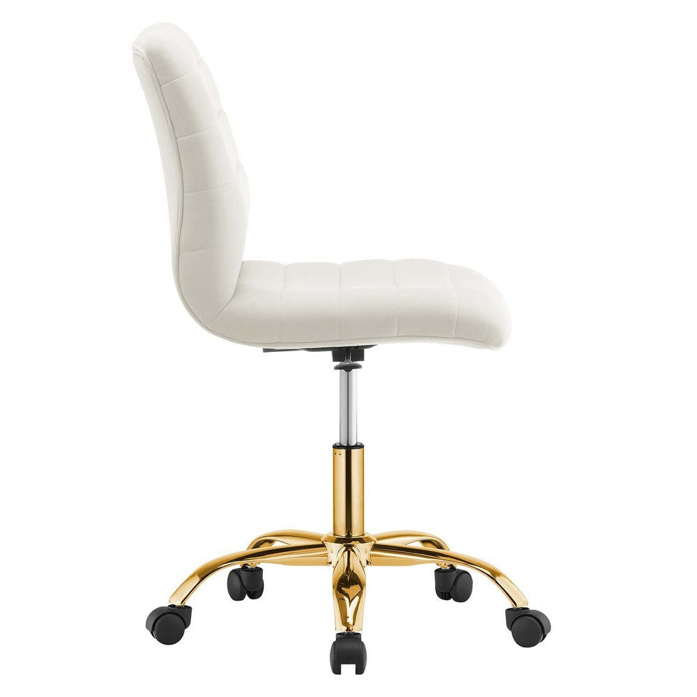 Modway Ripple Armless Performance Velvet Office Chair