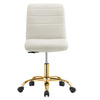 Modway Ripple Armless Performance Velvet Office Chair
