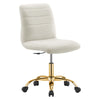 Modway Ripple Armless Performance Velvet Office Chair