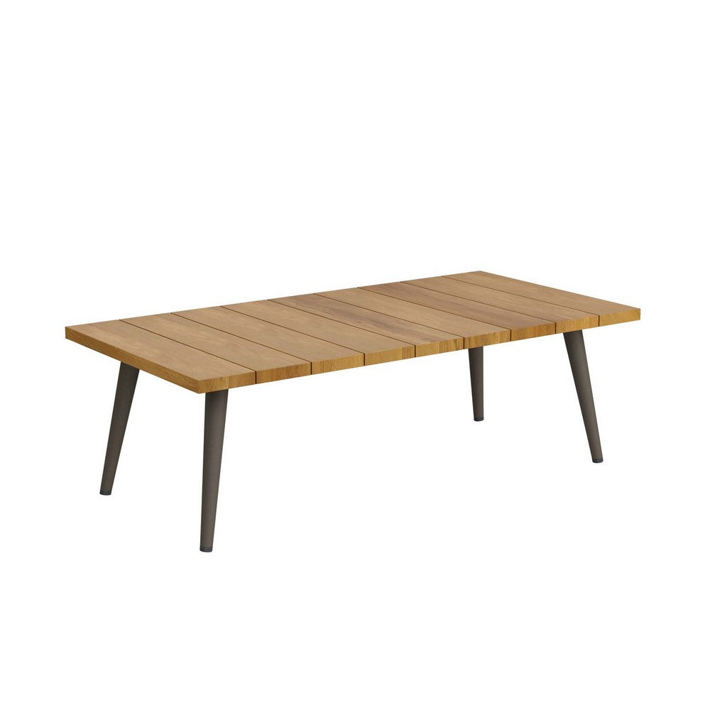 Meadow Outdoor Patio Teak Wood Coffee Table by Modway| Brown