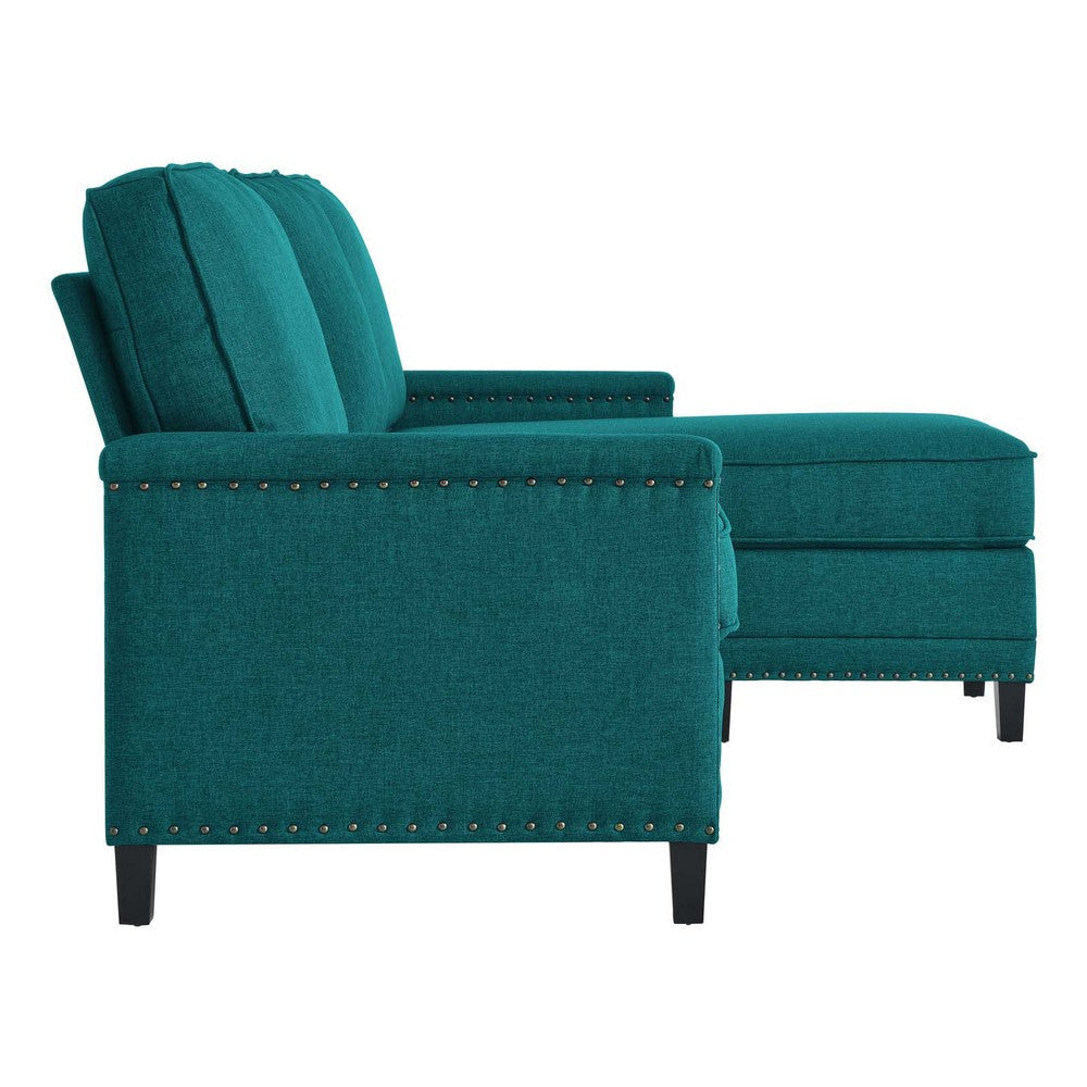 Modway Ashton Sectional Sofa Teal MDY-EEI-4994-TEA