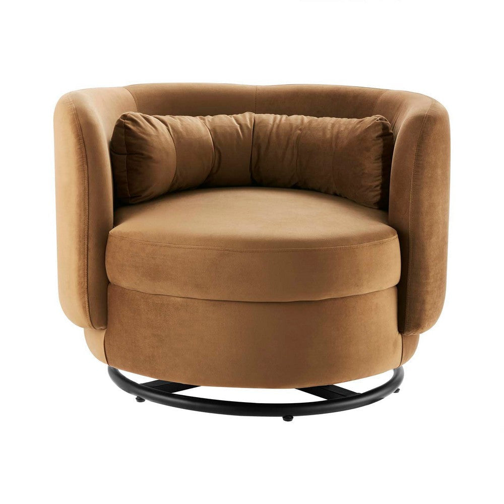 Relish Performance Velvet Performance Velvet Swivel Chair - No Shipping Charges