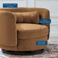 Relish Performance Velvet Performance Velvet Swivel Chair - No Shipping Charges