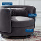 Relish Performance Velvet Performance Velvet Swivel Chair - No Shipping Charges MDY-EEI-4999-GLD-GRY