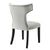 Curve Performance Velvet Dining Chairs - Set of 2 - No Shipping Charges