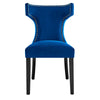 Curve Performance Velvet Dining Chairs - Set of 2 - No Shipping Charges