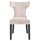 Curve Performance Velvet Dining Chairs - Set of 2 - No Shipping Charges