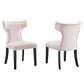 Curve Performance Velvet Dining Chairs - Set of 2 - No Shipping Charges