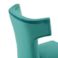 Curve Performance Velvet Dining Chairs - Set of 2 - No Shipping Charges