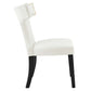 Curve Performance Velvet Dining Chairs - Set of 2 - No Shipping Charges