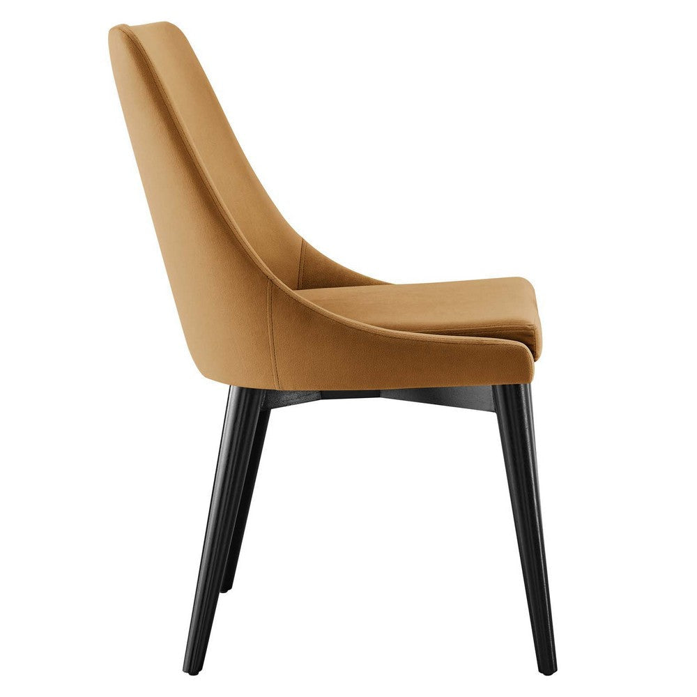 Viscount Performance Velvet Dining Chair - No Shipping Charges