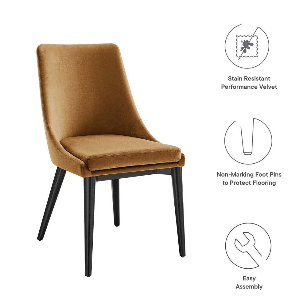 Modway Viscount Dining Chair Cognac MDY-EEI-5009-COG