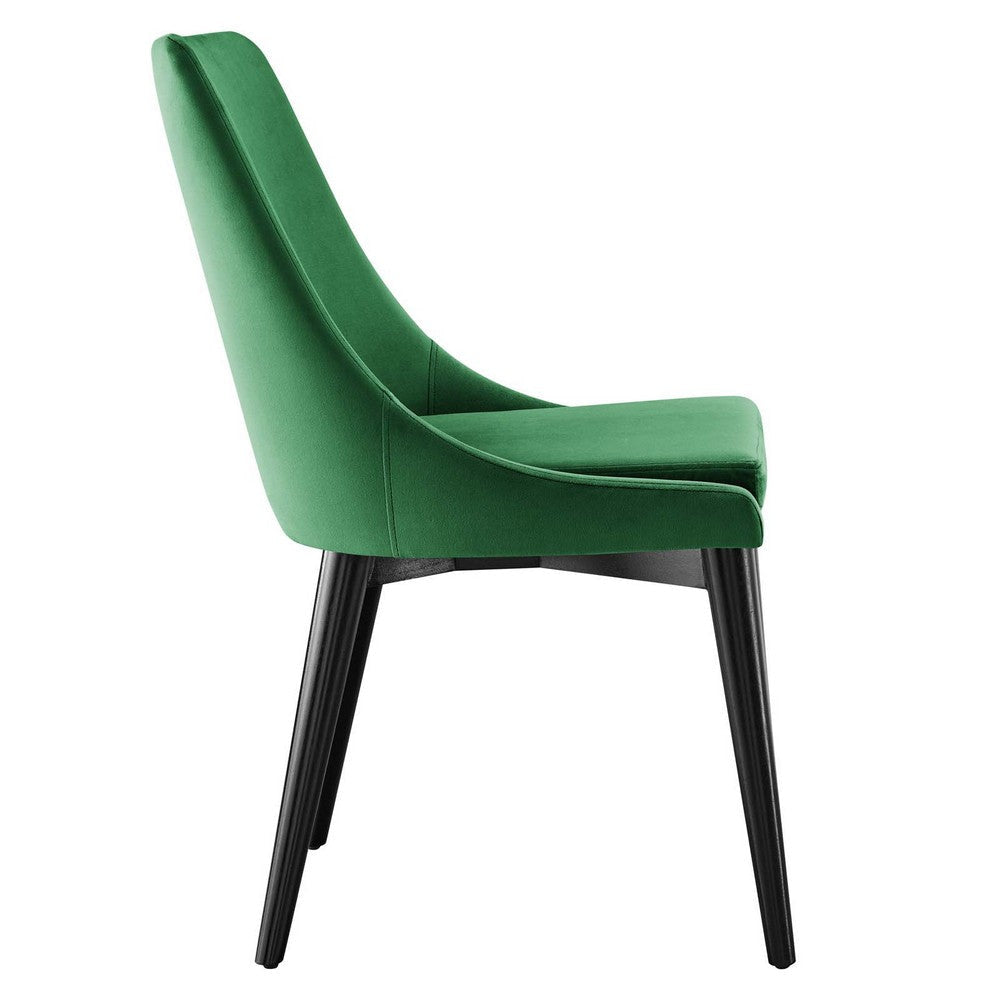 Viscount Performance Velvet Dining Chair - No Shipping Charges