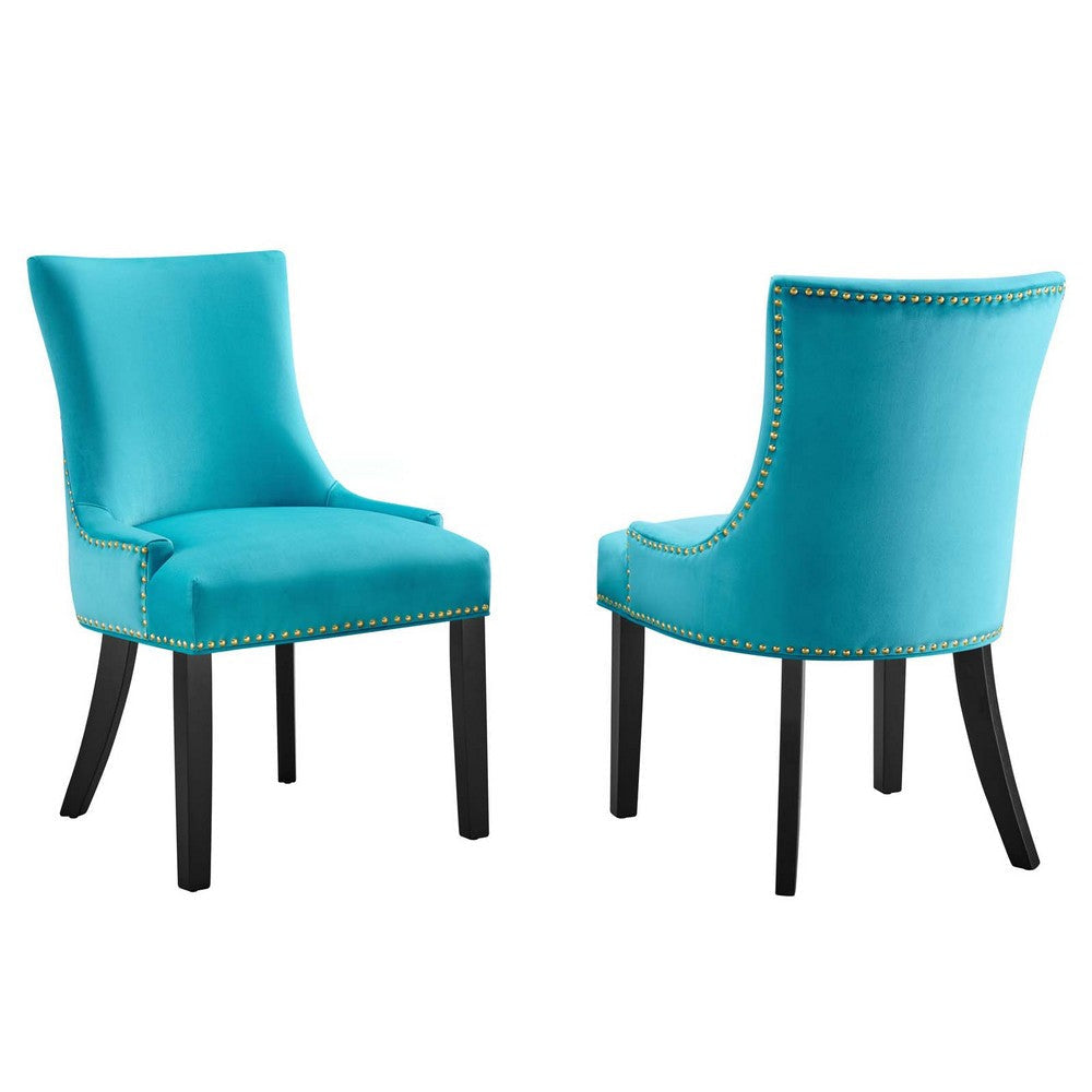 Marquis Performance Velvet Dining Chairs - Set of 2 - No Shipping Charges