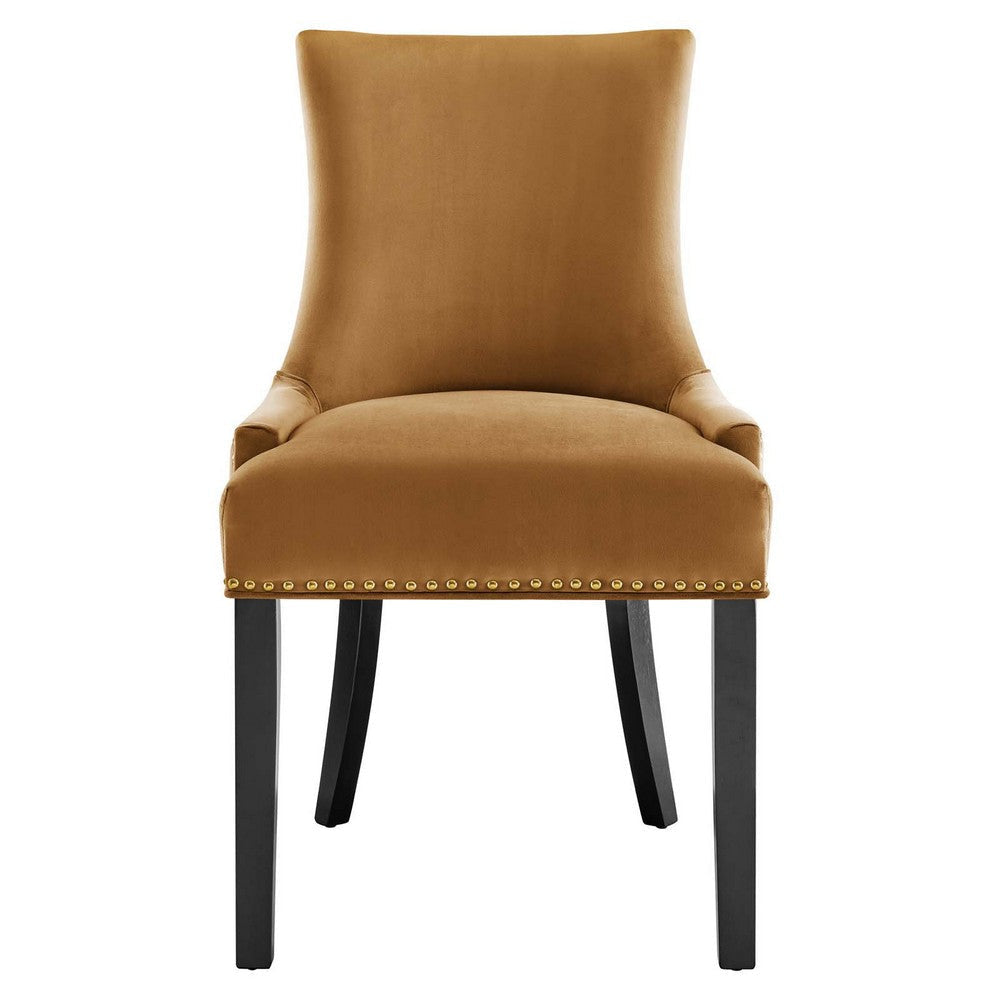 Modway Marquis Performance Velvet Set of 2 Dining Chair Cognac MDY-EEI-5010-COG