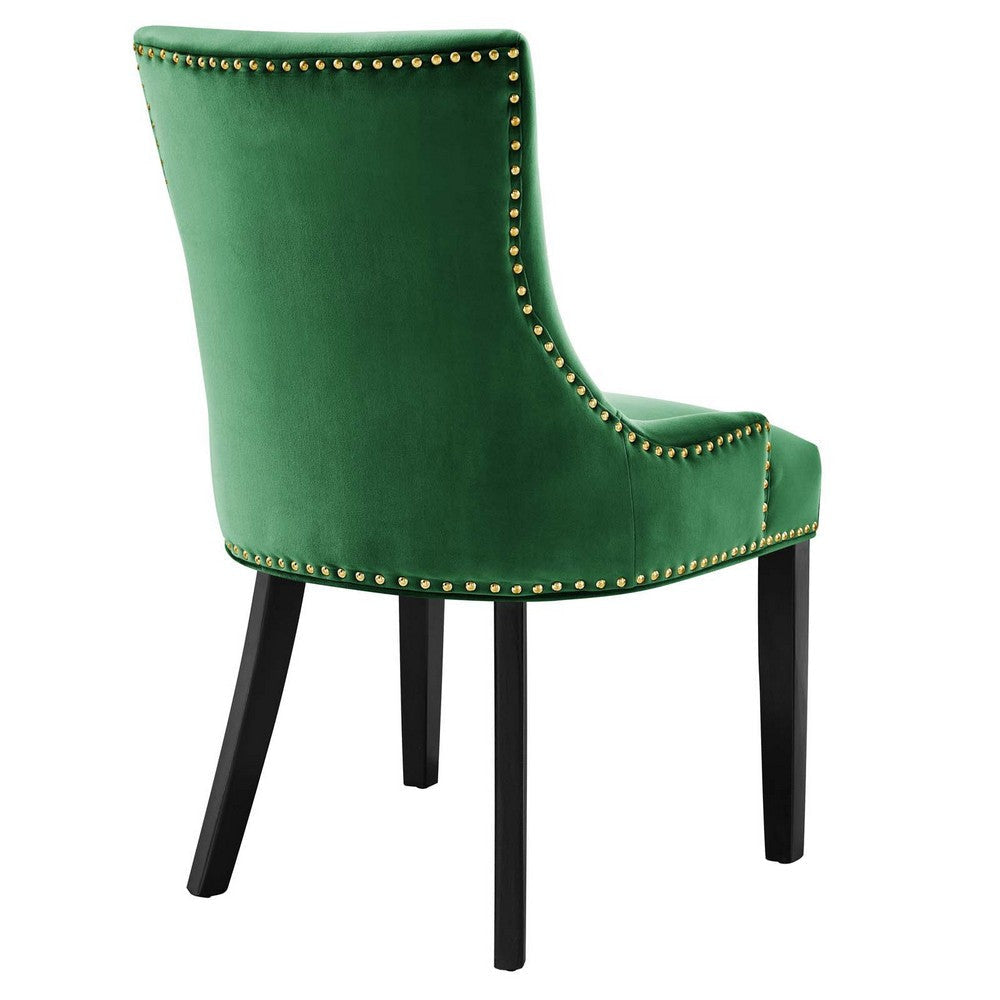 Modway Marquis Performance Velvet Set of 2 Dining Chair Emerald MDY-EEI-5010-EME