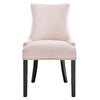 Modway Marquis Performance Velvet Set of 2 Dining Chair Pink MDY-EEI-5010-PNK