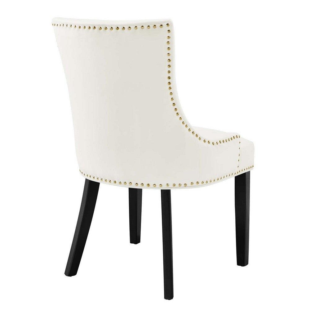 Marquis Performance Velvet Dining Chairs Set of 2 by Modway| White