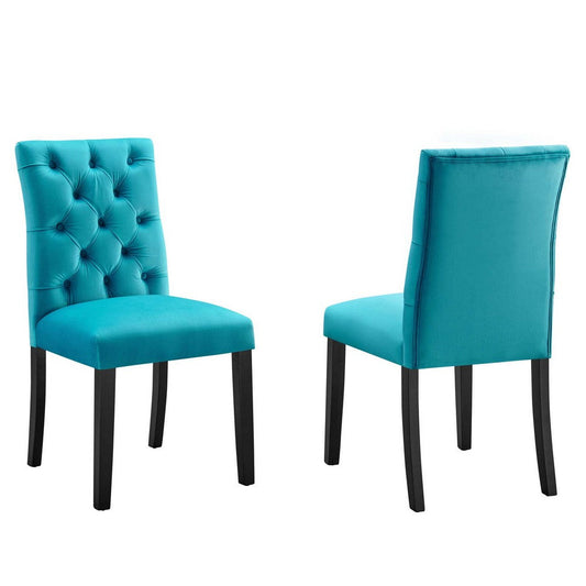 Duchess Performance Velvet Dining Chairs - Set of 2  - No Shipping Charges