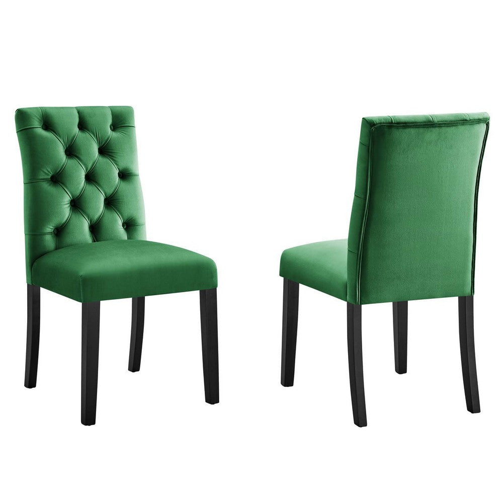 Duchess Performance Velvet Dining Chairs - Set of 2 - No Shipping Charges