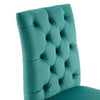 Modway Duchess Performance Velvet Set of 2 Dining Chair Teal MDY-EEI-5011-TEA