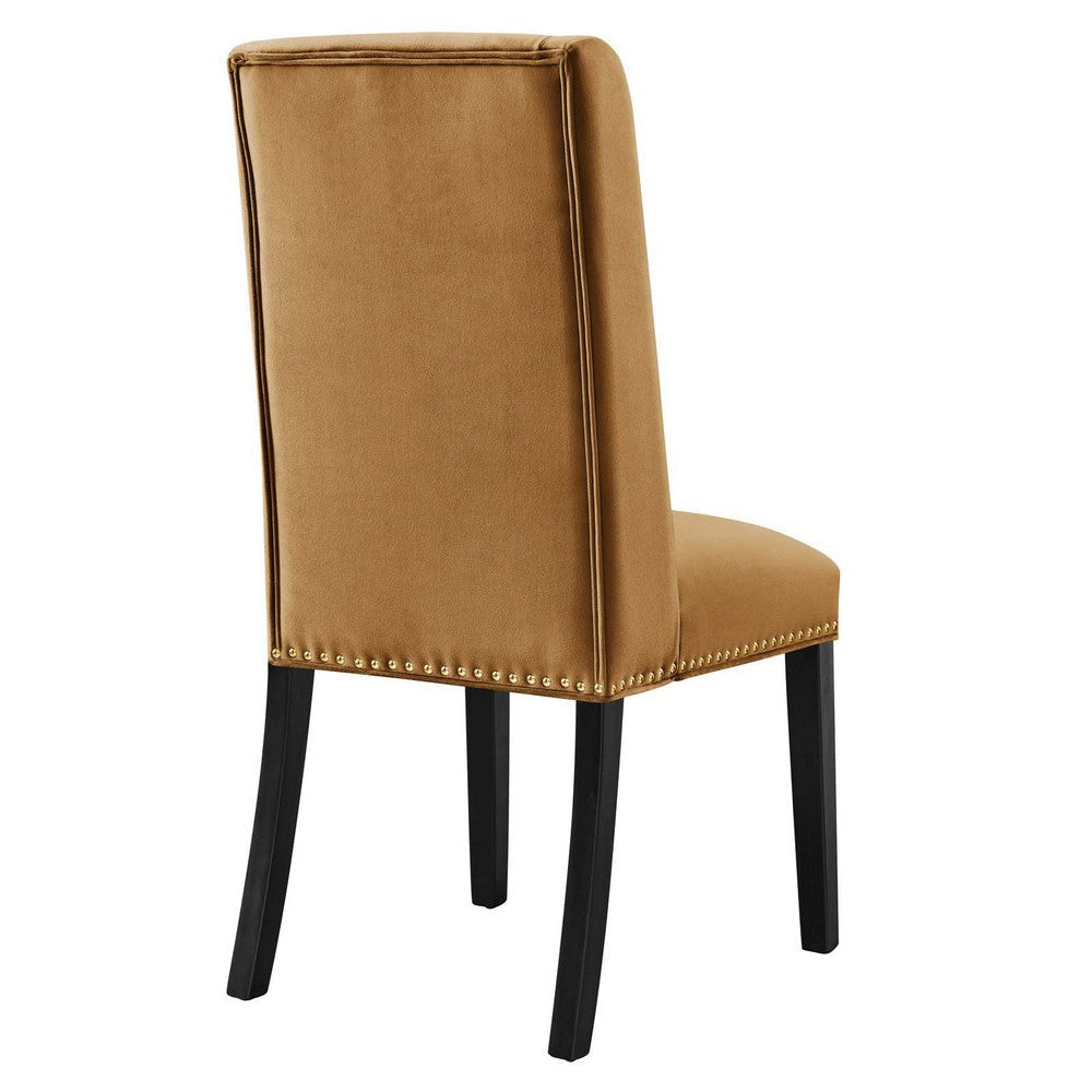 Modway Baron Performance Velvet Set of 2 Dining Chair Cognac MDY-EEI-5012-COG