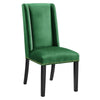 Modway Baron Performance Velvet Set of 2 Dining Chair Emerald MDY-EEI-5012-EME