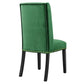 Baron Performance Velvet Dining Chairs - Set of 2 - No Shipping Charges