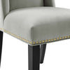 Baron Performance Velvet Dining Chairs - Set of 2 - No Shipping Charges