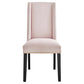 Modway Baron Performance Velvet Set of 2 Dining Chair Pink MDY-EEI-5012-PNK